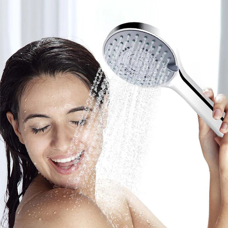 Pommeau de Douche Portable avec Flexible Inox 1,5 m