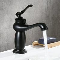 Robinet Lavabo Rétro Laiton Bronze Antique
