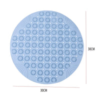 Tapis de Douche Rond Antidérapant Massant PVC