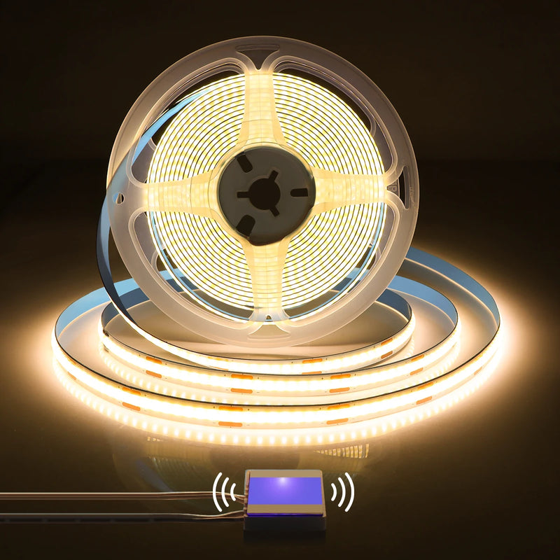 Ruban LED COB USB Tactile pour Miroir et Sous Meuble, 1-5 m