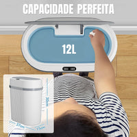 Poubelle Automatique 12L Capteur Étanche
