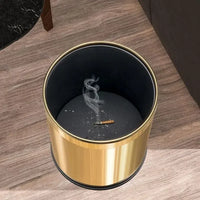 Poubelle Salle de Bain Inox 9 ou 10 L avec ou sans Couvercle