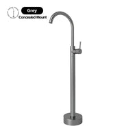 Robinet Baignoire Îlot sur Pied Monocommande, 109 cm, 5 Finitions