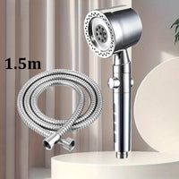 Pommeau de Douche Filtrant 5 Modes, Orange, Gris ou Argent, Lots au Choix