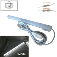Réglette LED USB Sous Meuble Cuisine avec Interrupteur, 30 ou 50 cm