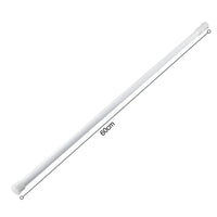 Barre de Rideau de Douche Blanche Sans Perçage, 30 à 110 cm