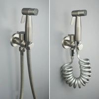 Douchette WC Kit Vanne et Flexible ou Pièces Seules, 4 Finitions