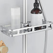 Étagère de Douche pour Barre Chromée, Tige 24 à 25 mm