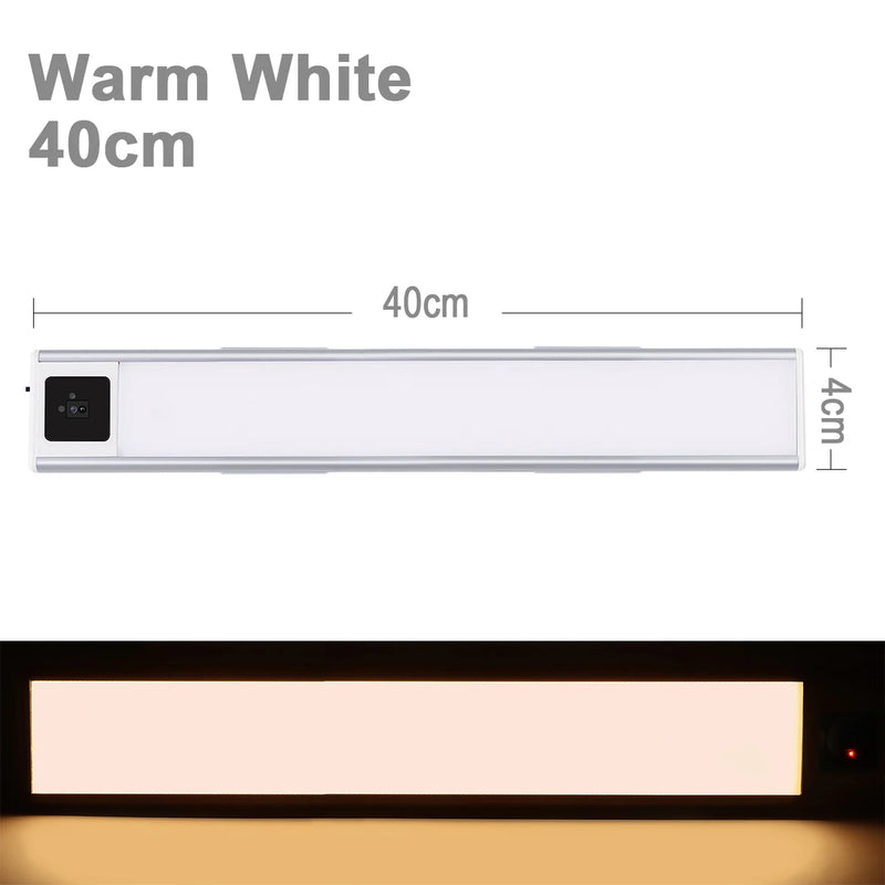Réglette LED Sous Meuble Rechargeable, Capteur de Geste, 20 ou 40 cm