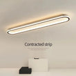 Plafonnier Cuisine LED Ovale Noir Moderne, 40, 60 ou 80 cm