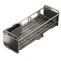 Égouttoir à Vaisselle Latéral Inox 43 cm pour Évier, Gris ou Blanc
