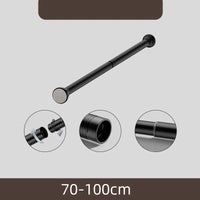 Barre de Douche Télescopique Inox, Noir ou Blanc, 70 à 280 cm