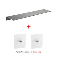 Étagère Salle de Bain Aluminium Sans Perçage Murale