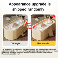 Baignoire Pliable Adulte Non Gonflable Portable 120 ou 150 cm