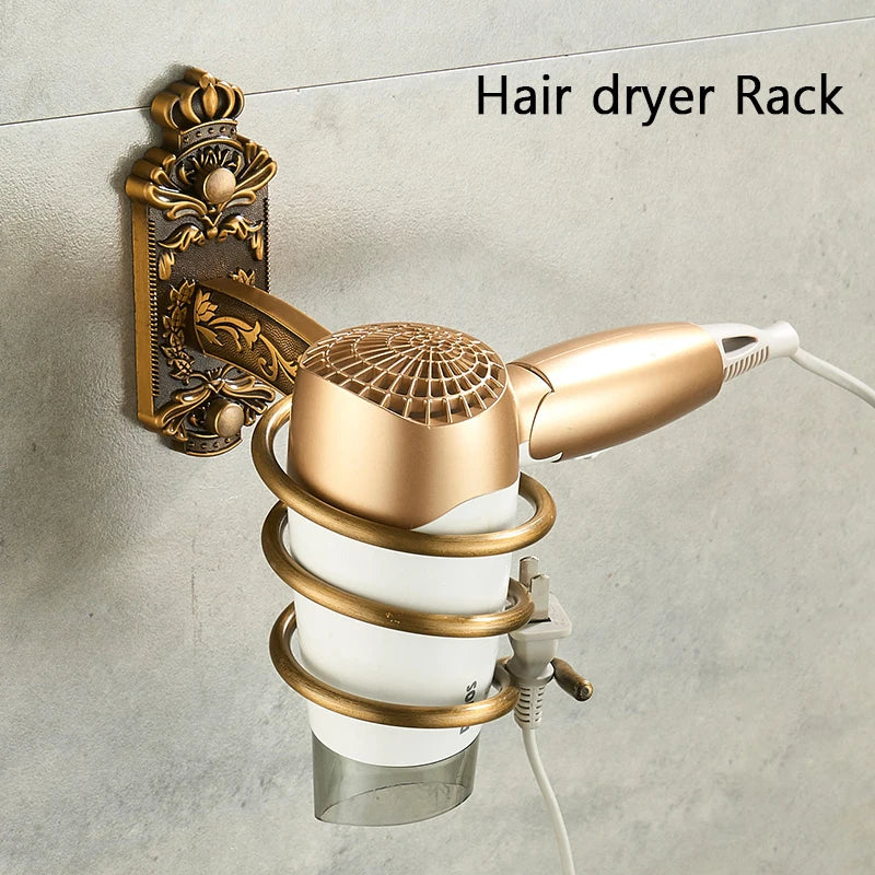 Ensemble d'Accessoires Salle de Bain Rétro Brossé