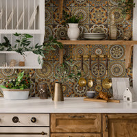 Carreaux Adhésifs Crédence 15 cm, 27 Motifs Colorés, 12 ou 24 Pièces