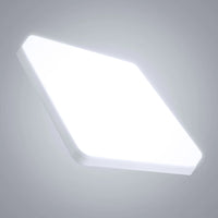 Plafonnier LED Cuisine Extra-Plat, Rond ou Carré, 18 à 48 W