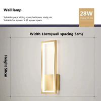 Applique Murale LED Ovale ou Rectangulaire, 4 Finitions, 16 ou 28 W