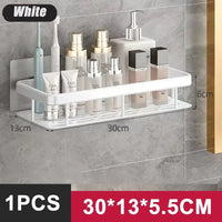 Étagère de Douche Aluminium Sans Perçage Support Shampoing