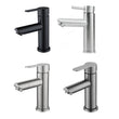 Mitigeur Lavabo à Poser Noir Mat, Gris ou Inox Brossé