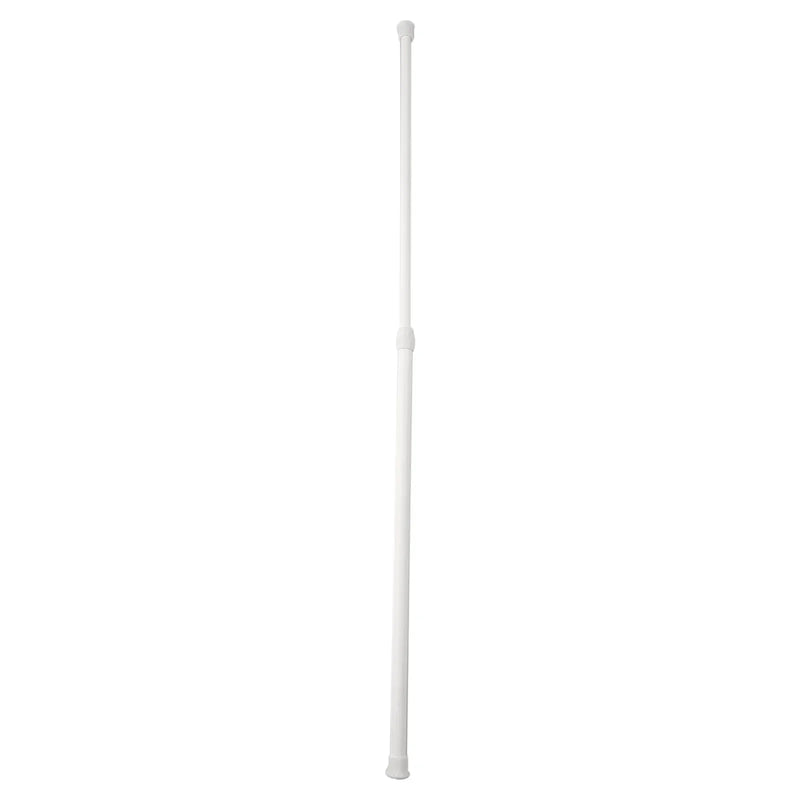 Barre de Rideau de Douche Blanche Sans Perçage, 30 à 110 cm