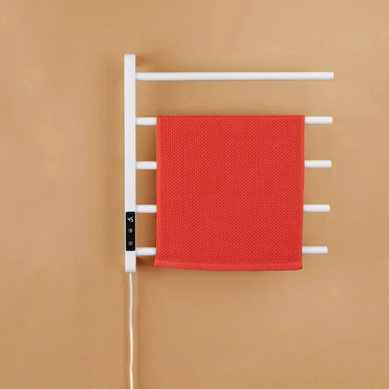Sèche-Serviette Électrique Mural 5 Barres Tactile Inox 110 W