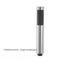 Pommeau de Douche Cylindrique Inox, 9 Finitions, Seul ou avec Flexible