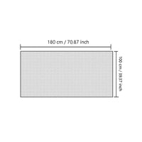 Serviette de Bain Coton Séchage Rapide à Franges 100 x 180 cm