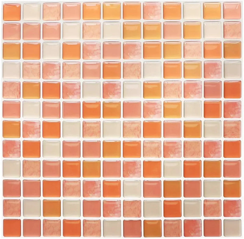 Sticker Mosaïque Cristal 3D Adhésif Étanche pour Cuisine