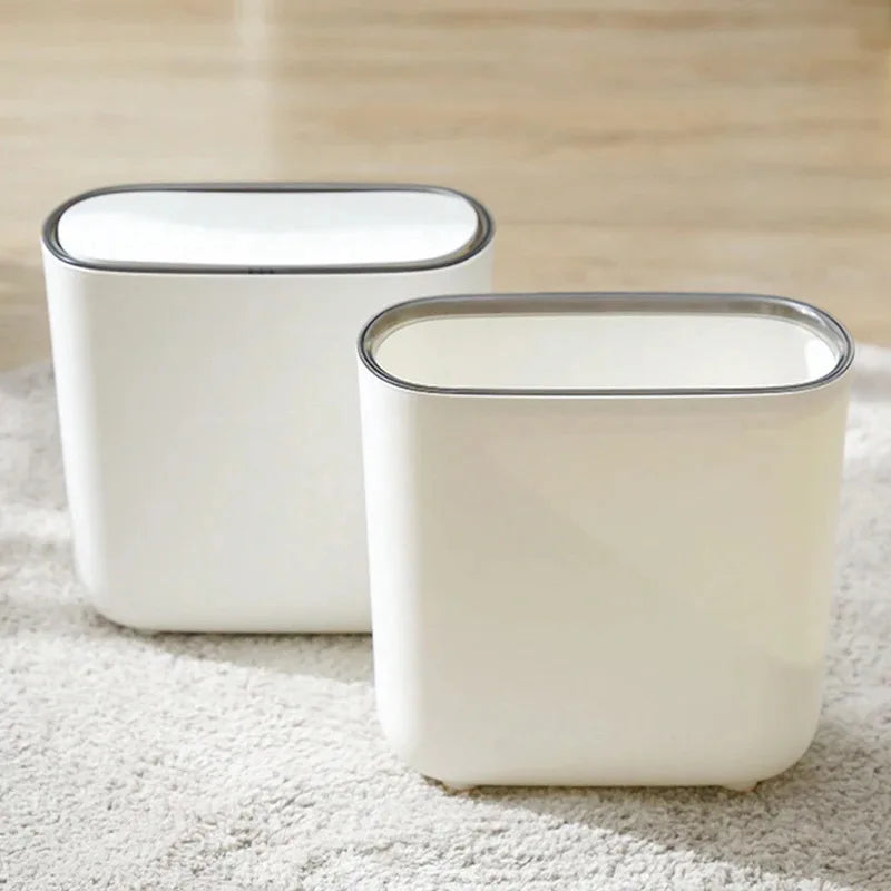 Poubelle Salle de Bain Étroite à Pression, 8 L ou 13 L