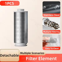 Préfiltre d'Eau Laiton pour Chauffe-Eau, Cartouche Inox Lavable et Détachable