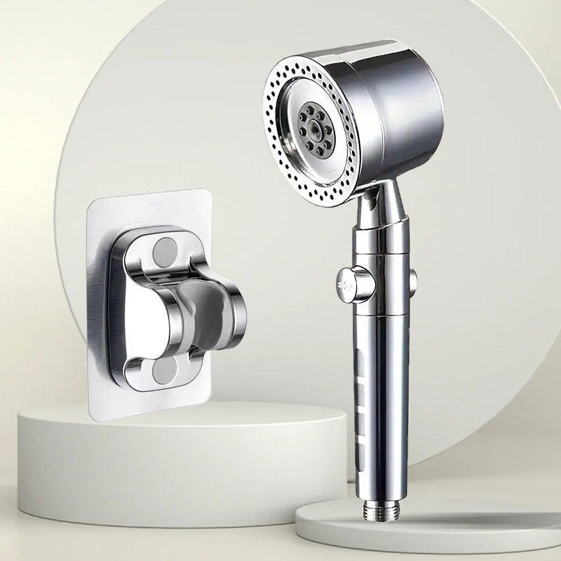 Pommeau de Douche 5 Modes Filtrant Panneau Inox