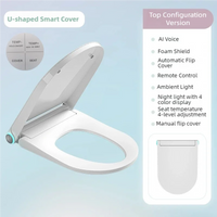 Abattant WC Chauffant à Frein de Chute, Ouverture Automatique et Télécommande