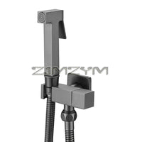 Douchette WC Laiton Robinet d'Angle Carré Eau Froide, 5 Finitions