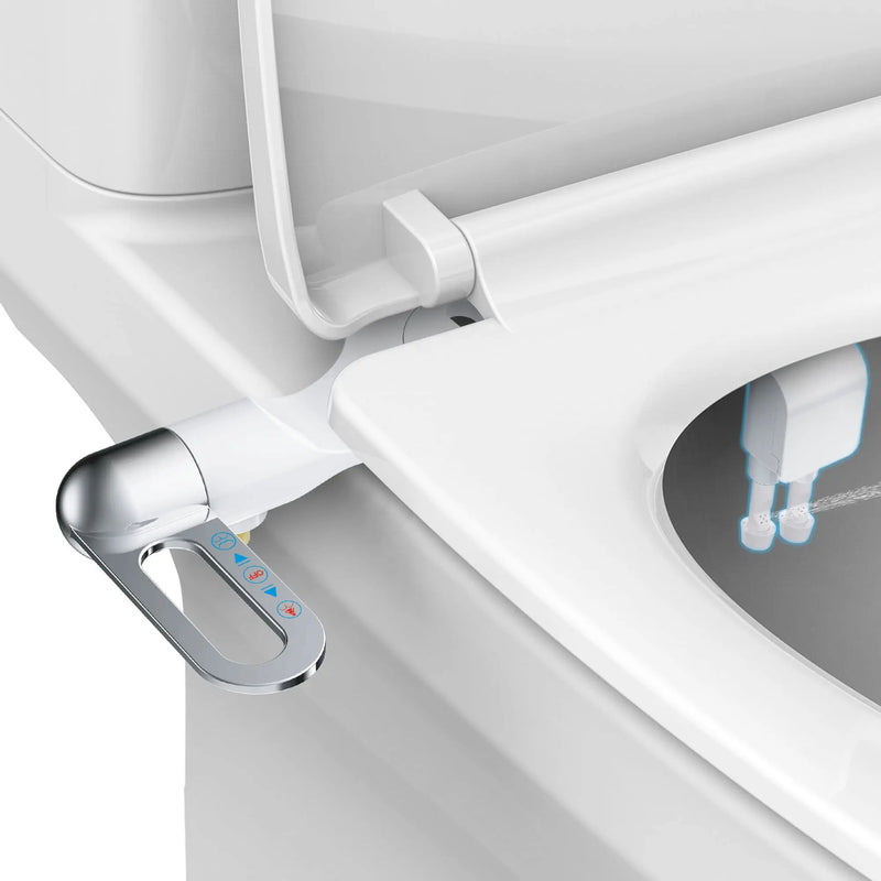 Abattant Japonais Ultra-Mince Pression d'Eau Réglable