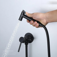 Douchette WC Mitigeur Laiton Eau Chaude et Froide, 8 Finitions