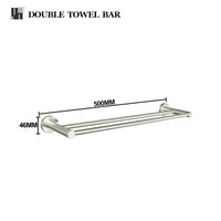 Accessoires Salle de Bain Nickel Brossé à Choisir par Pièce