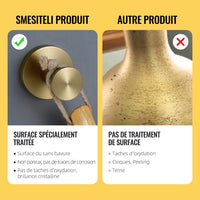 Accessoires Salle de Bain Laiton Doré Brossé Moleté à la Pièce, 20 Articles