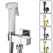Douchette WC Laiton Robinet d'Angle Carré Eau Froide, 5 Finitions