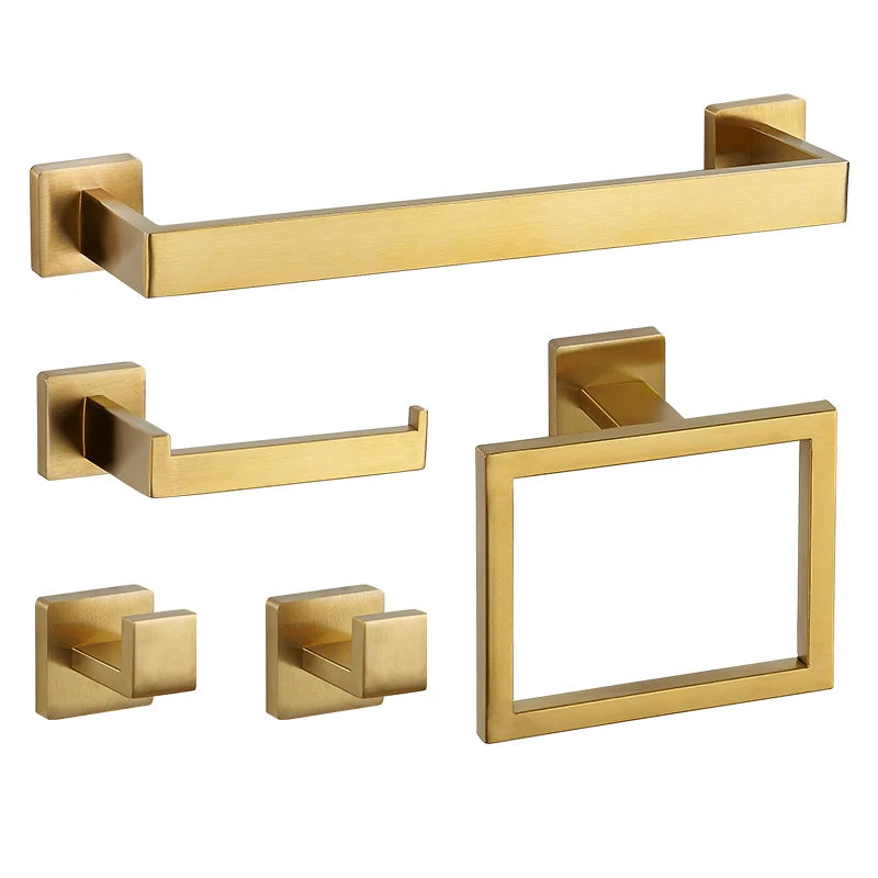 Ensemble Accessoires Salle de Bain Inox Multi-Finitions