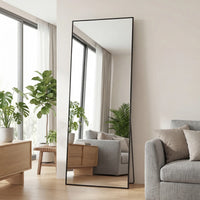 Miroir sur Pied Pleine Longueur 142 cm Cadre Aluminium