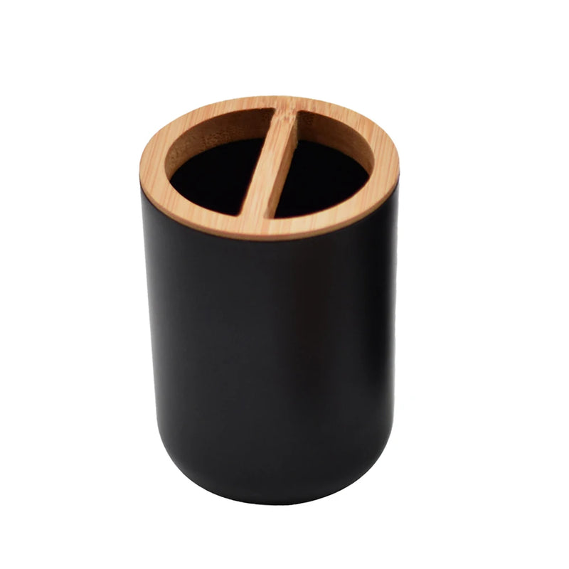 Accessoires Salle de Bain Bambou à la Pièce, 6 Articles, 3 Coloris