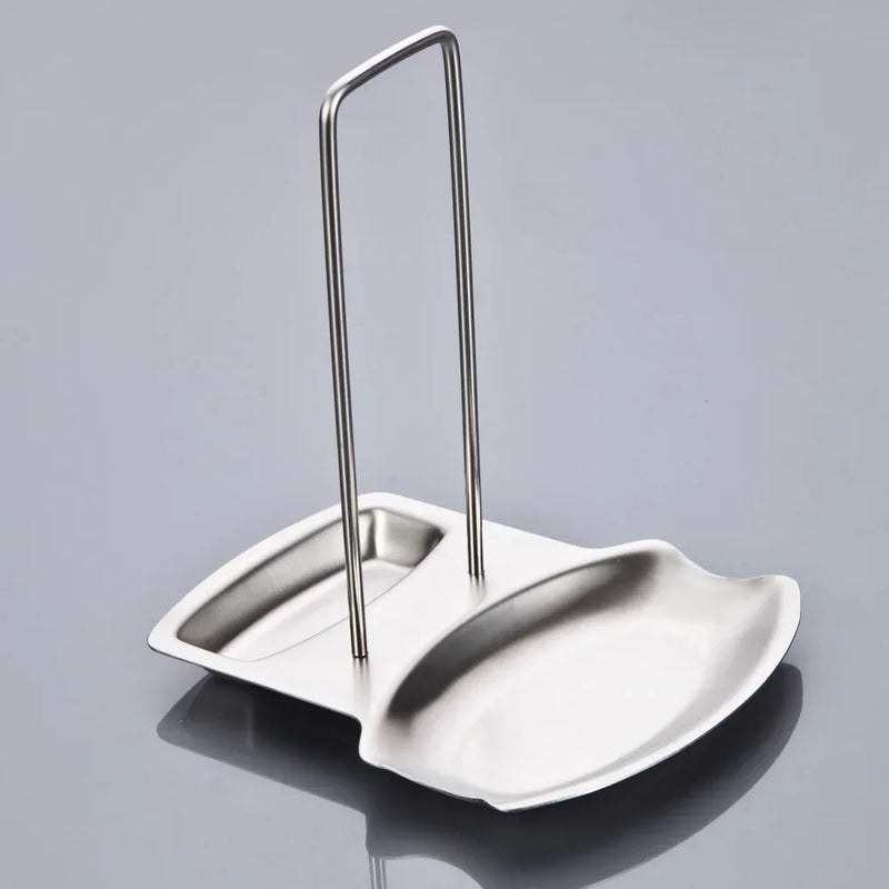 Range-Couvercle Casserole Inox avec Repose-Cuillère, Hauteur 19,5 cm