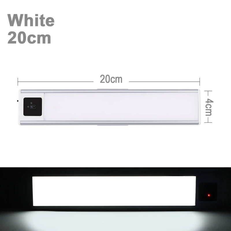 Réglette LED Sous Meuble Rechargeable, Capteur de Geste, 20 ou 40 cm