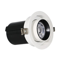 Spot LED Encastrable Télescopique Orientable Cuisine, 5 à 20 W, Noir ou Blanc