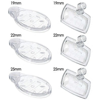 Porte-Savon Transparent en Acrylique pour Barre de Douche 19, 22 ou 25 mm