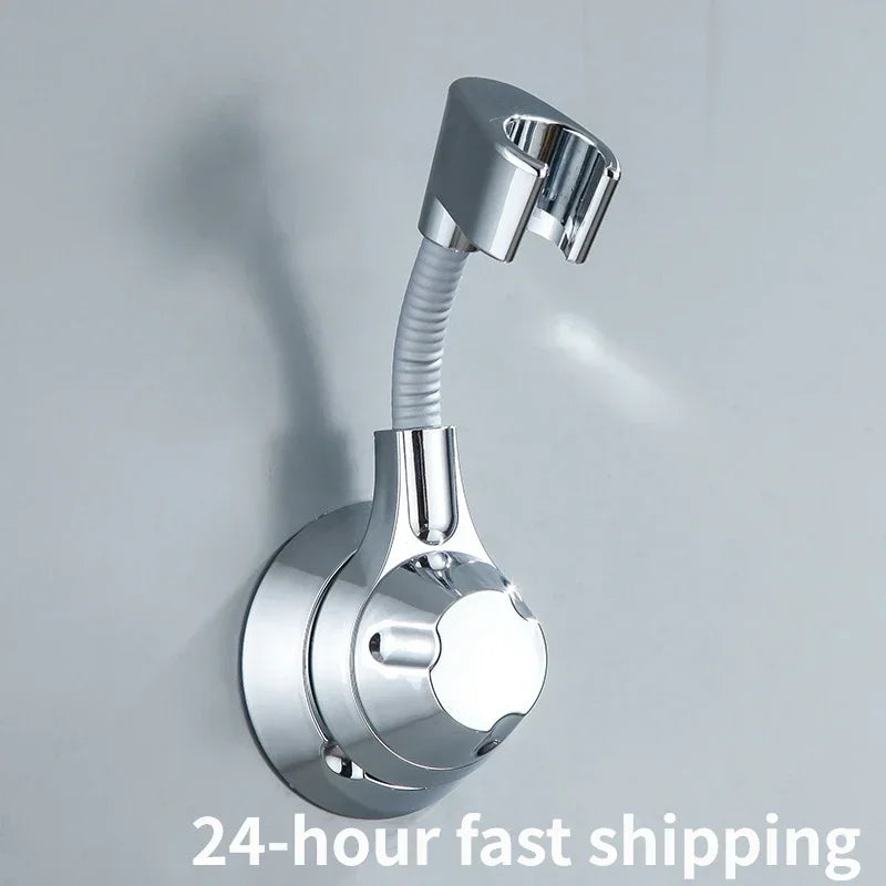 Support de Douche à Ventouse Rotation Multi-Angle Sans Perçage