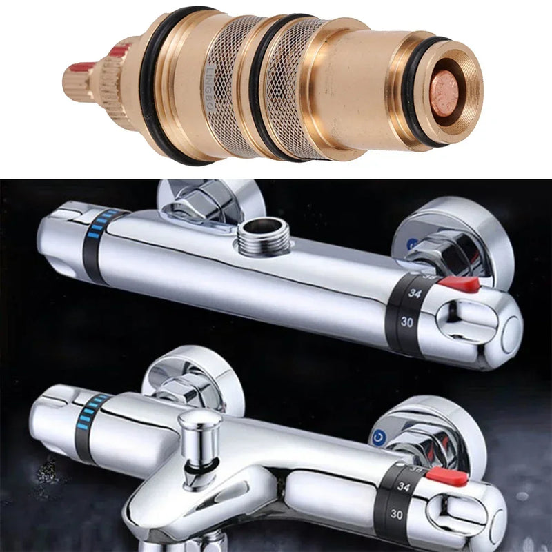 Cartouche Thermostatique Laiton pour Mitigeur de Douche, 20 à 48 °C