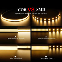 Ruban LED USB COB Variateur Sous Meuble Cuisine 1 à 5 m