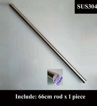 Barre de Douche Coulissante Inox 304 66 cm, Rail et Pièces Détachées